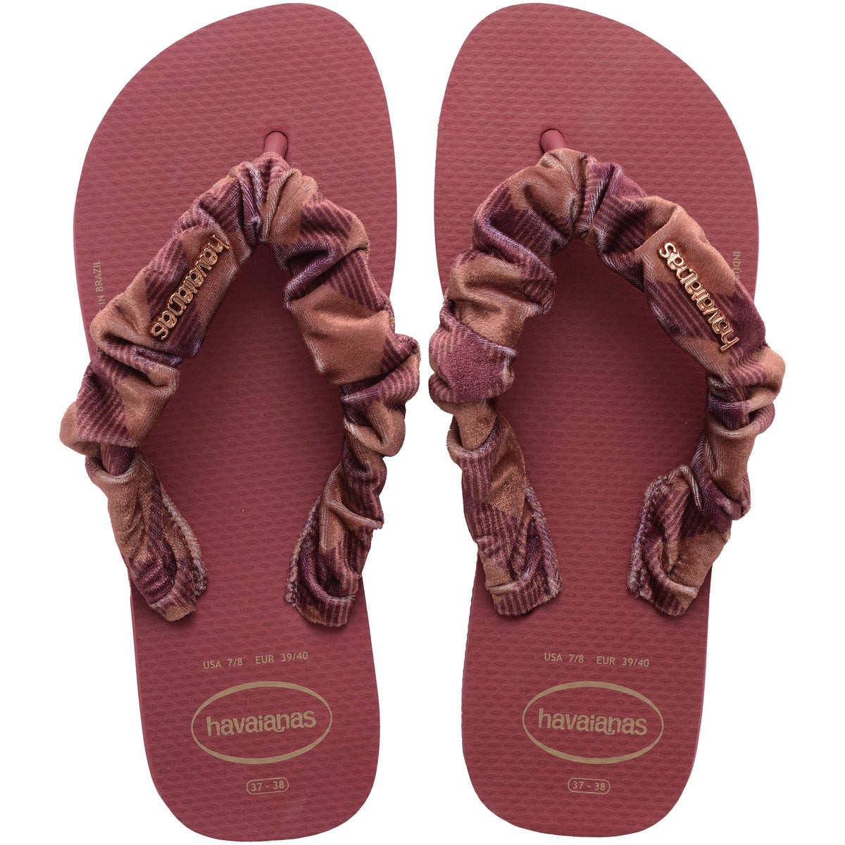 Women's Top Scrunchie Flip Flops