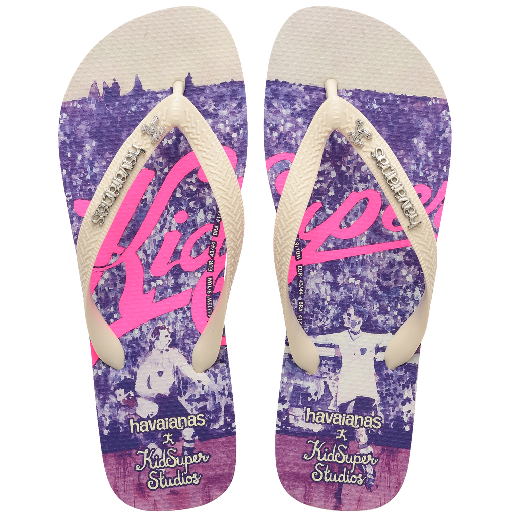 Top KidSuper Soccer Flip Flops
