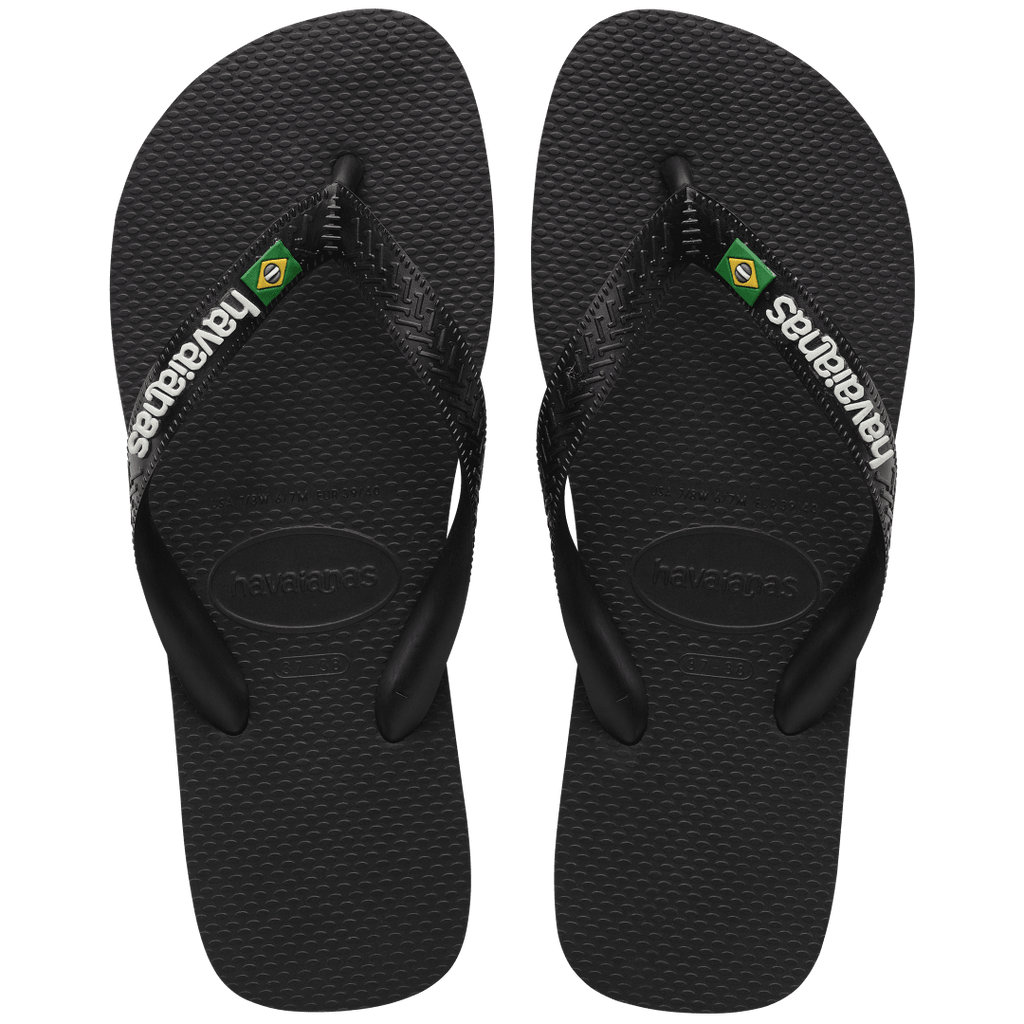 Kids' Brazil Logo Flip Flops