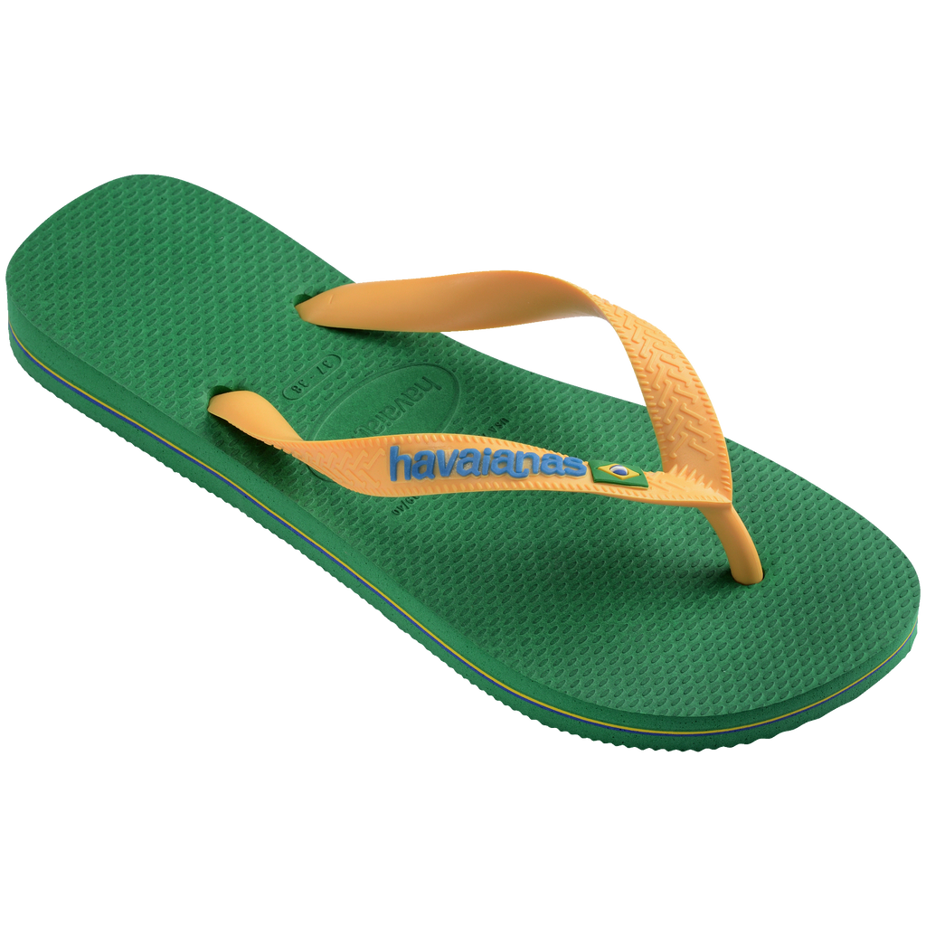 Men's Brazil Logo Flip Flops