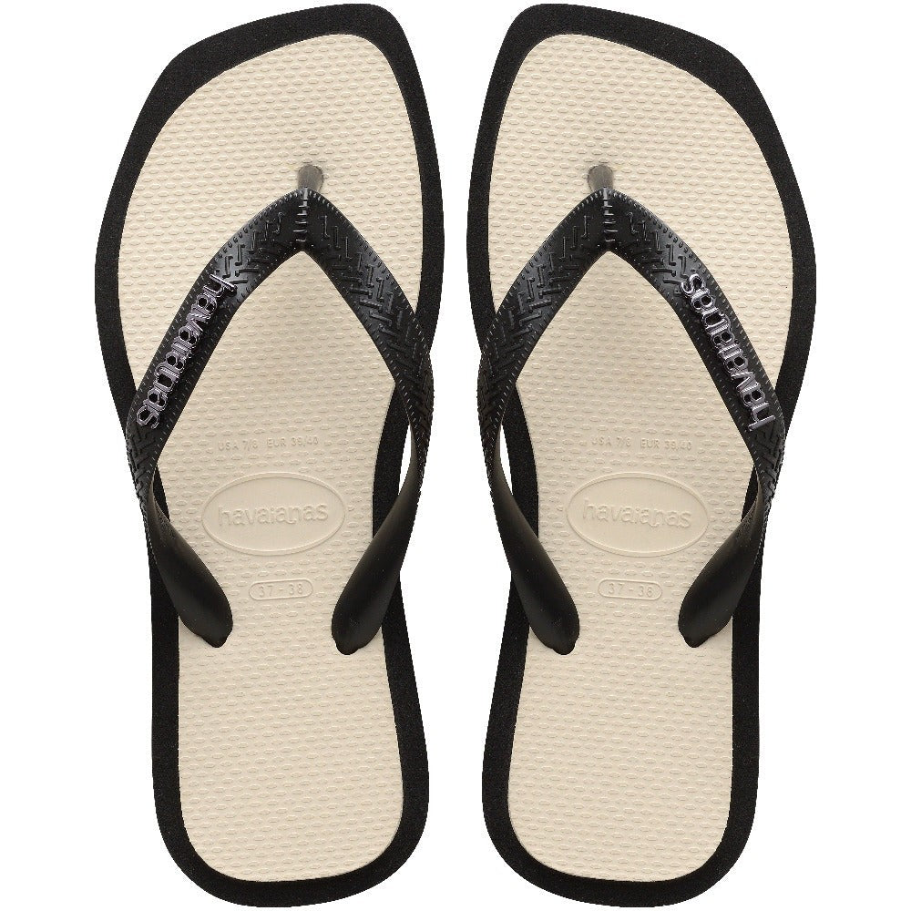 Women's Top Square Fusion Flip Flops
