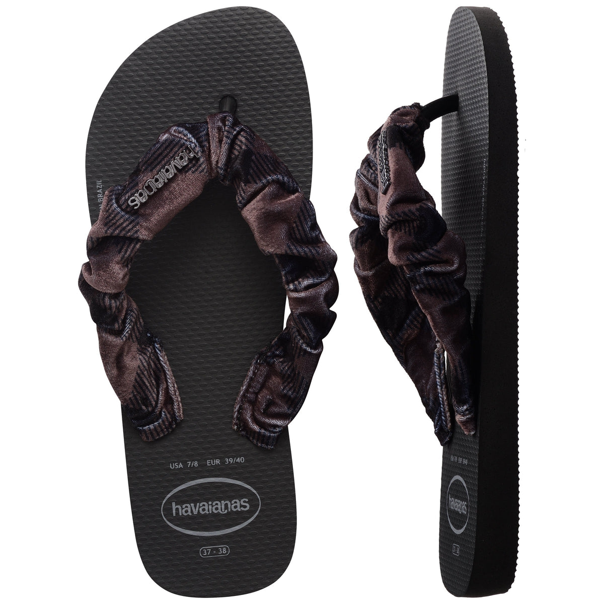 Women's Top Scrunchie Flip Flops
