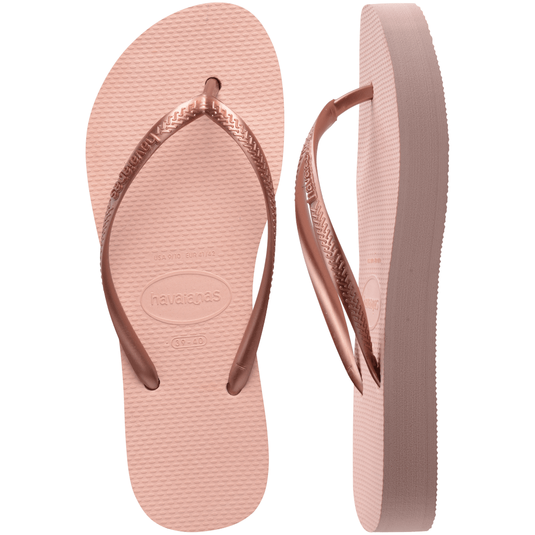 Women's Slim Flatform Flip Flops