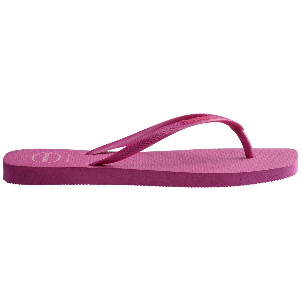 Women's Slim Square Logo Pop Up Flip Flops