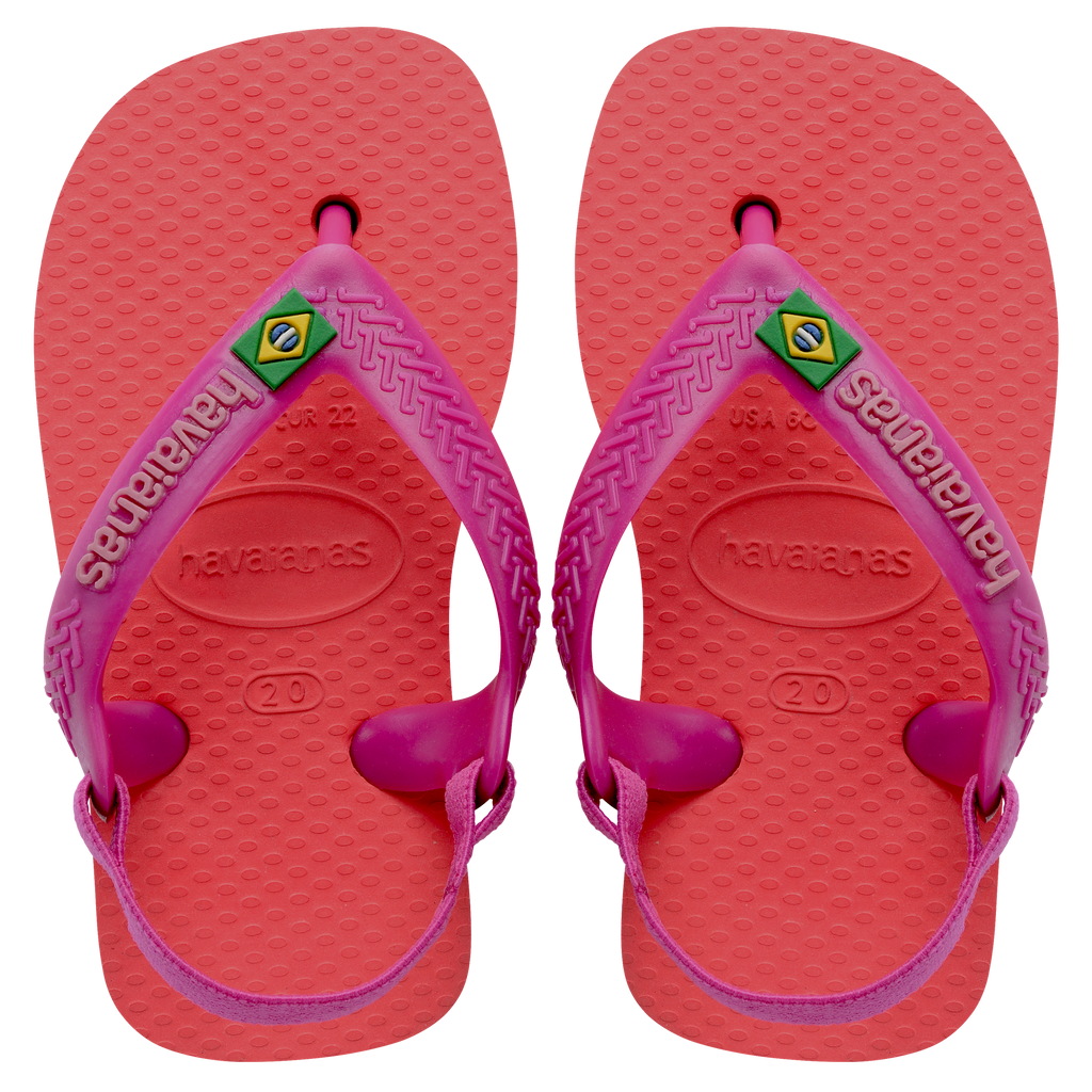 Baby Brazil Logo Flip Flop Sandals