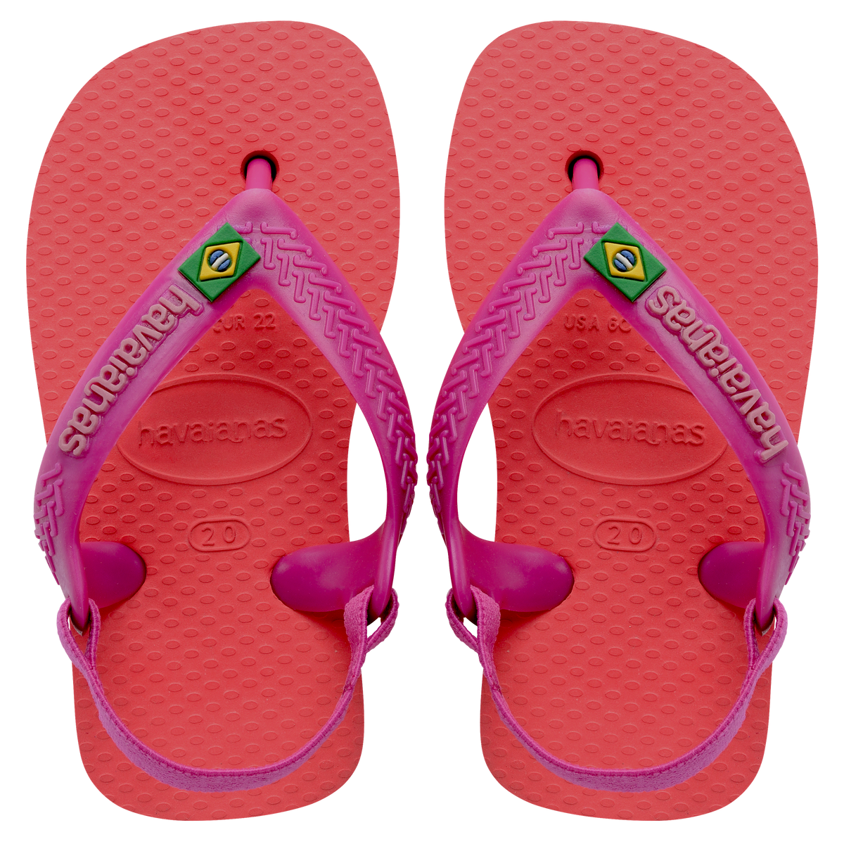 Baby Brazil Logo Flip Flop Sandals
