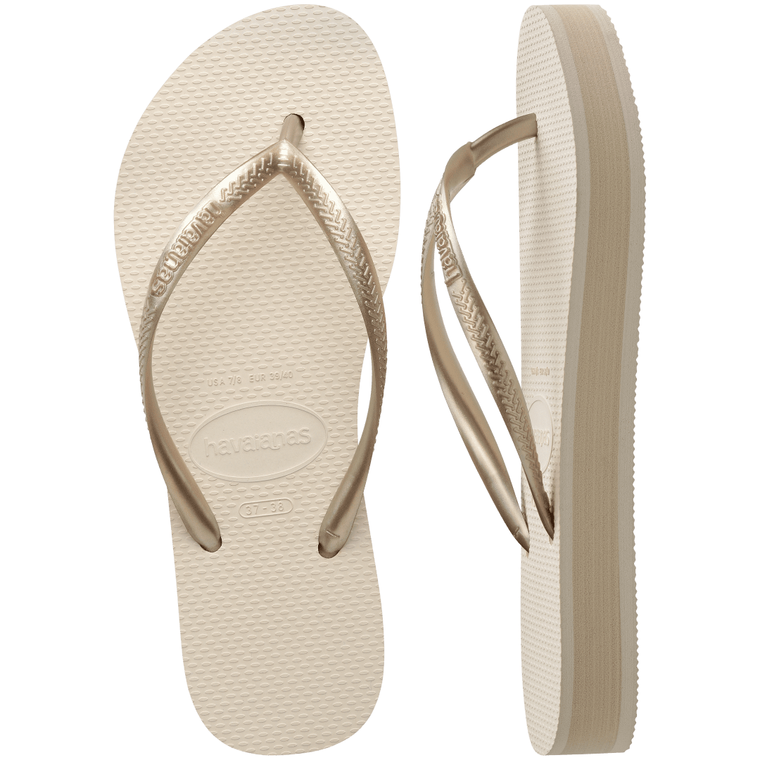 Women's Slim Flatform Flip Flops