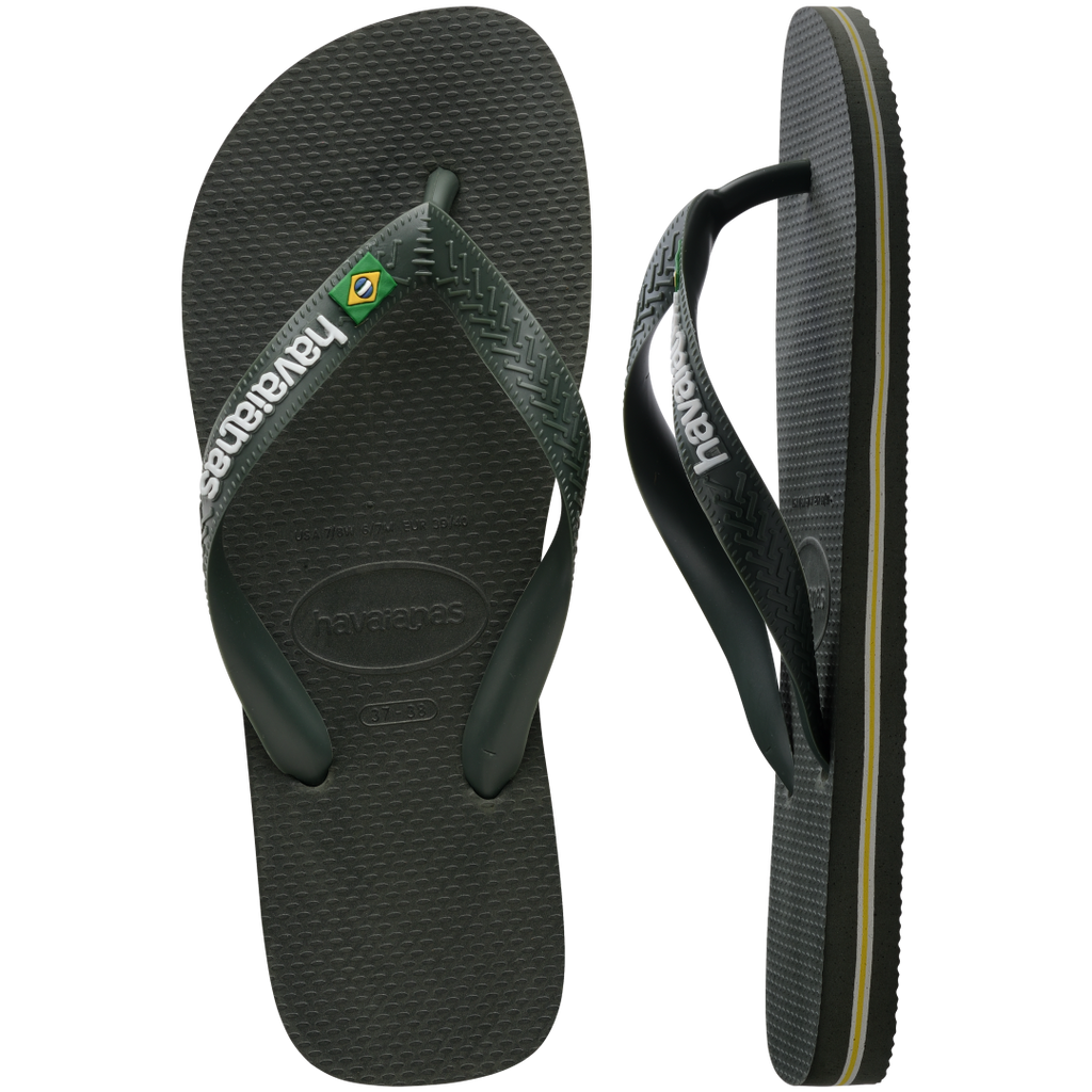 Men's Brazil Logo Flip Flops