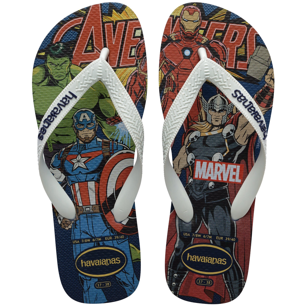 Men's Top Marvel Classics Flip Flops