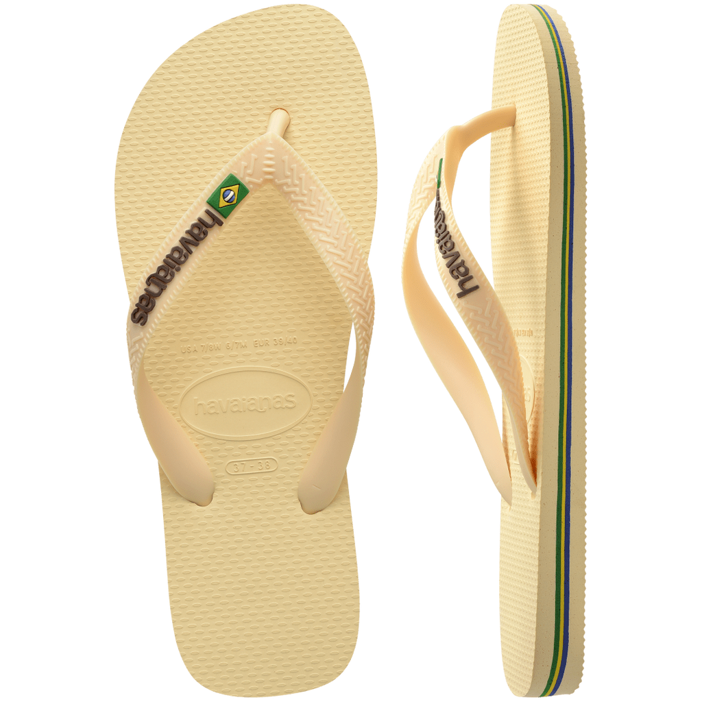 Women's Brazil Logo Flip Flops