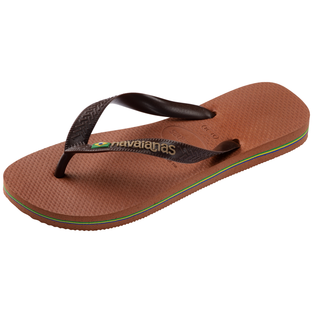 Men's Brazil Logo Flip Flops