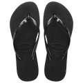 Women's Slim Crystal Flip Flops