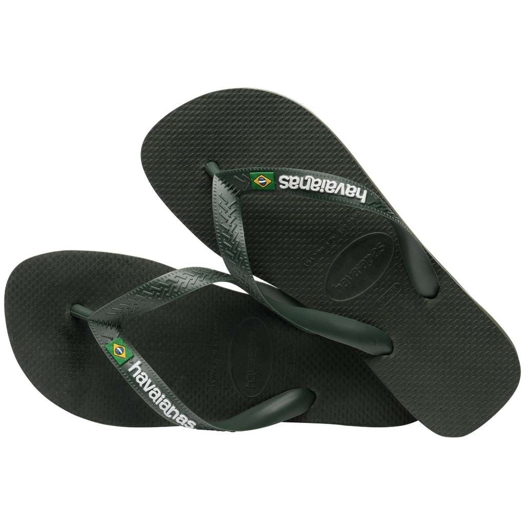 Men's Brazil Logo Flip Flops