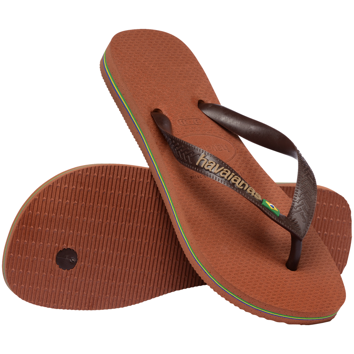 Men's Brazil Logo Flip Flops