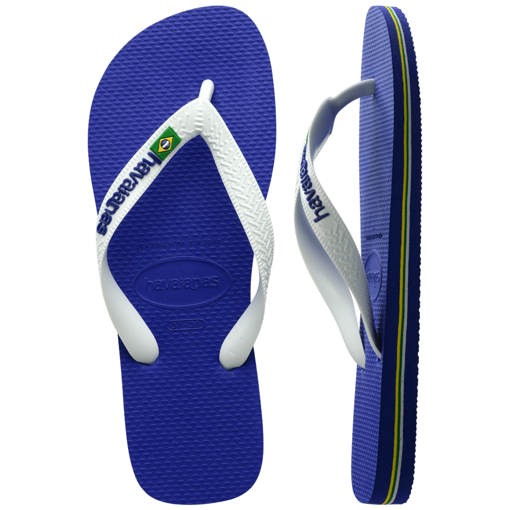 Men's Brazil Logo Flip Flops