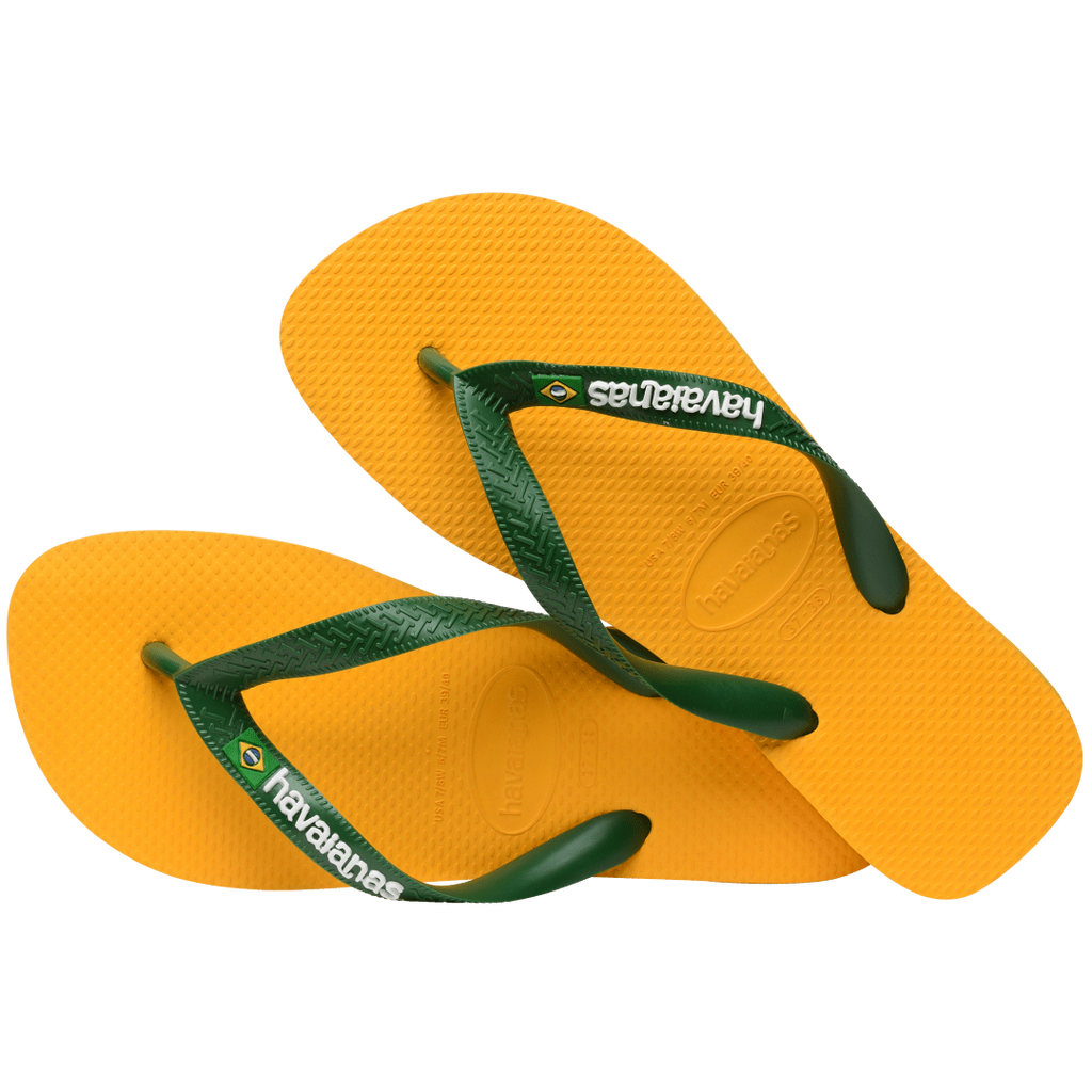 Women's Brazil Logo Flip Flops
