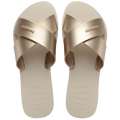 Women's Aqua Metallic Sandals