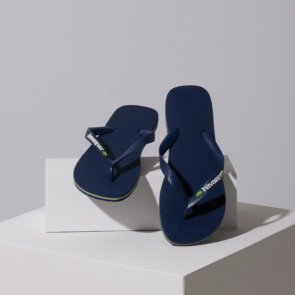Kids' Brazil Logo Flip Flops
