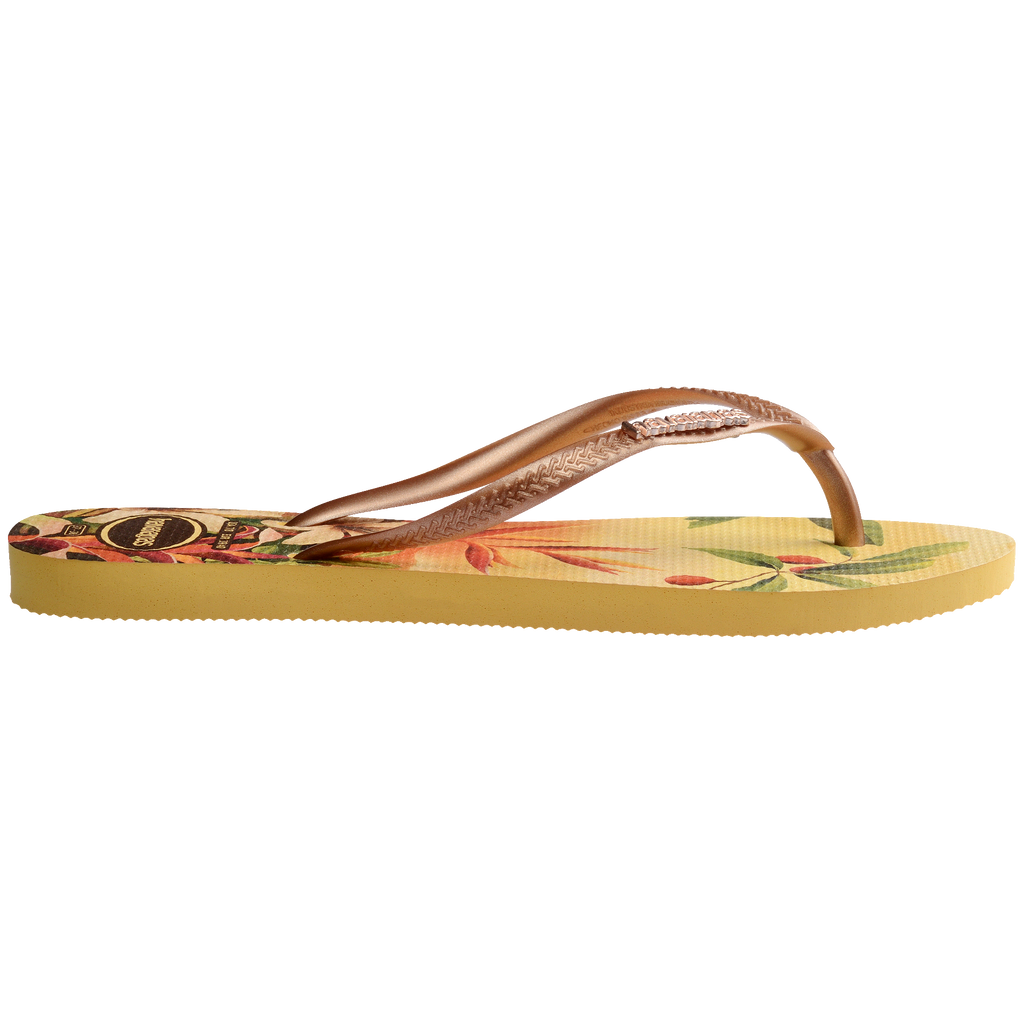 Women's Slim Tropical Flip Flops