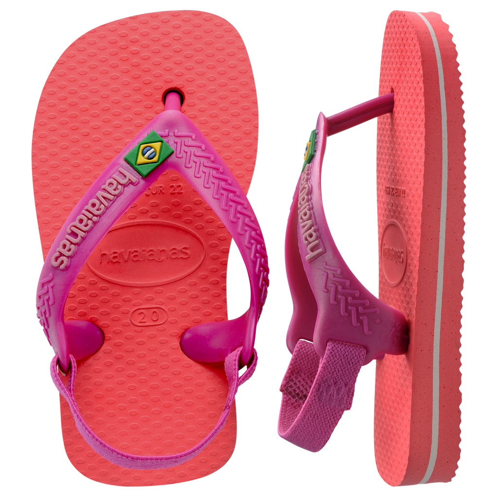 Baby Brazil Logo Flip Flop Sandals