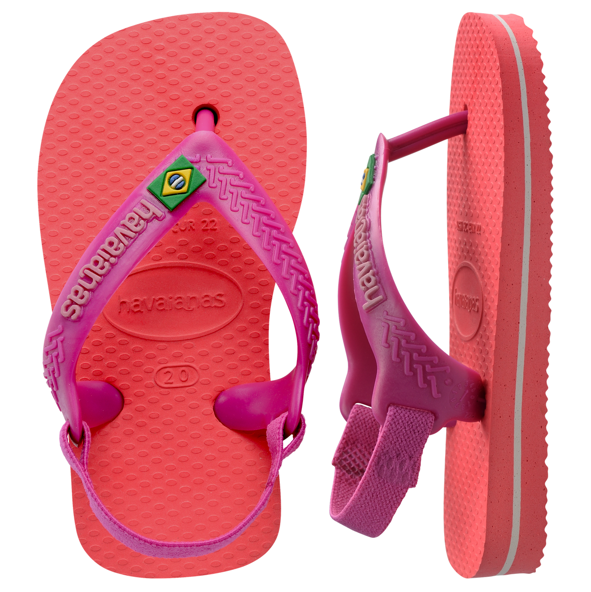 Baby Brazil Logo Flip Flop Sandals