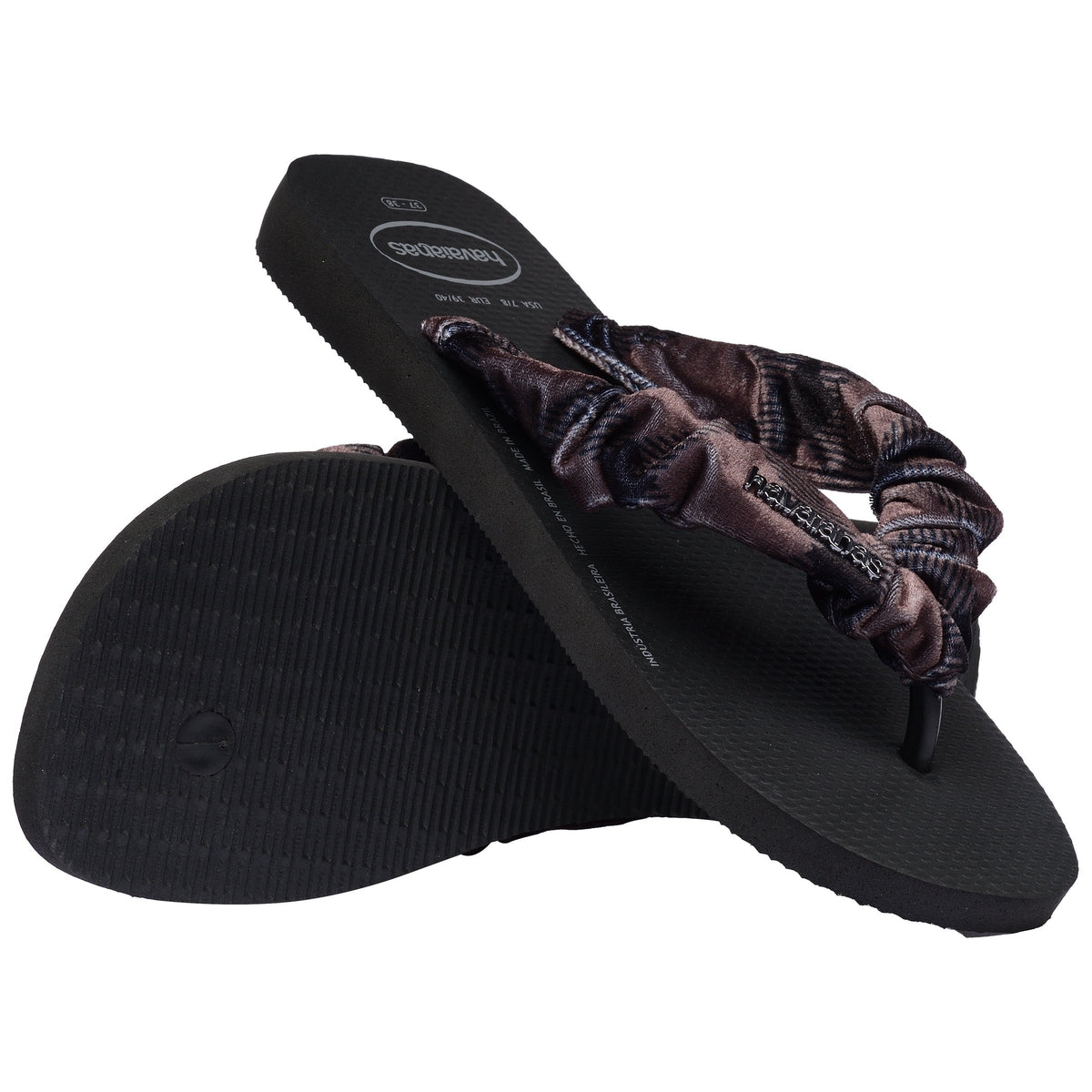 Women's Top Scrunchie Flip Flops