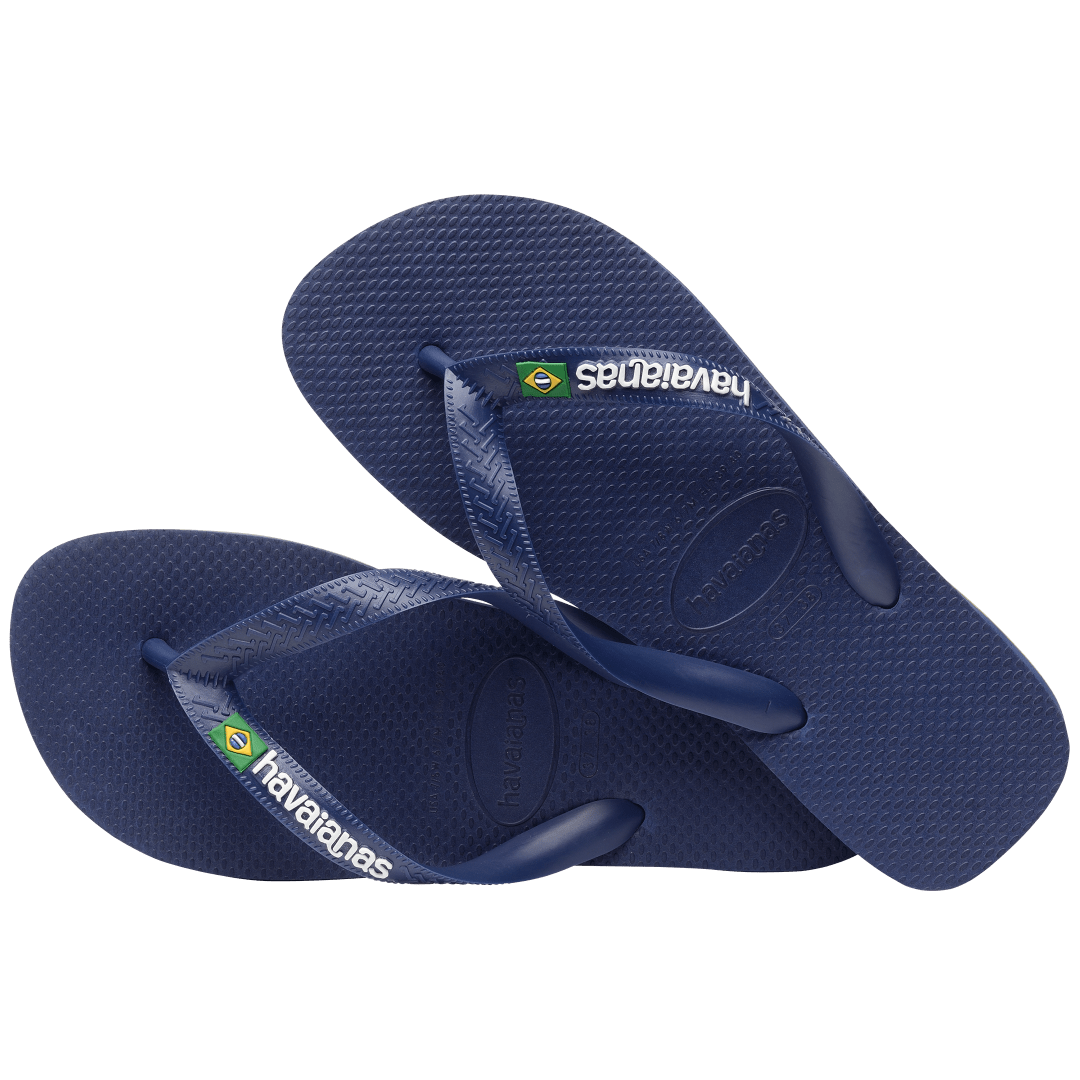 Kids' Brazil Logo Flip Flops